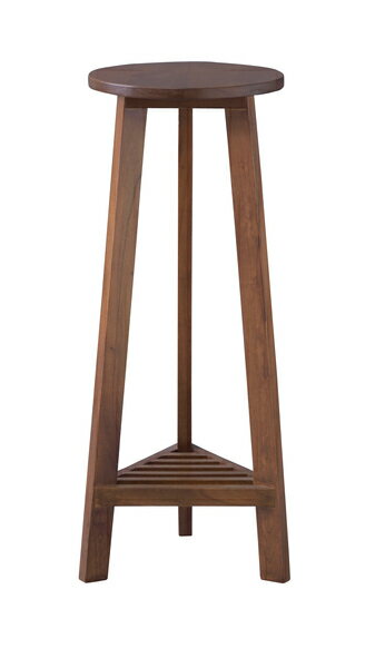 東谷 プランターベースM W28×D28×H65cm ブラウン/ホワイト 天然木(ミンディ) ラッカー塗装 完成品 GUY-922WH