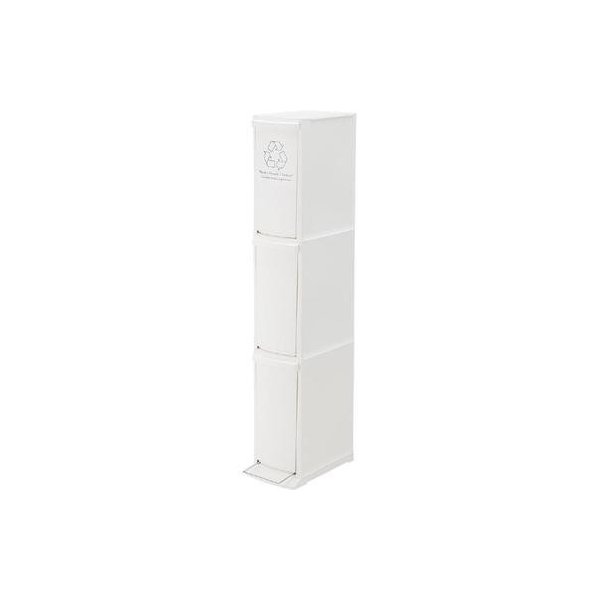 Rakuten - ゴミ箱 ダストボックス ふた付き 30リットル 30L 3D スリム お洒落 台所 リビング くず入れ リモート 書類 オフィス スライド 臭い漏れない 東谷 LFS-933