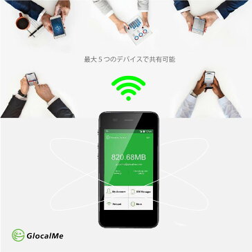 国内専用10GB/月 12ヶ月プランSIMつき GlocalMe G3 SIMフリー Wifiセット クラウド利用 北米・南米・ヨーロッパ・アジア・オセアニア・アフリカ対応