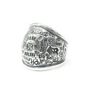 ビルウォールレザー bwl BWL 正規取扱販売店 メンズ ジュエリー シルバーアクセ アメリカ製 マリブ BWL 新作/GRAFFITI DOME RING ...