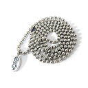 ビルウォールレザー bwl BWL 正規取扱販売店 メンズ ジュエリー シルバーアクセ アメリカ製 マリブ BWL BALL CHAIN 2.5mm (20inch) ボールチェーン2.5mm (50cm) ギフト プレゼント