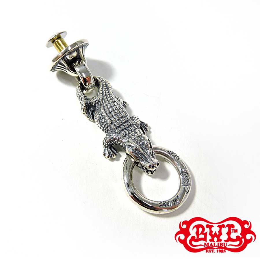 ビルウォールレザー bwl BWL 正規取扱販売店 メンズ ジュエリー シルバーアクセ アメリカ製 マリブ BWL WALLET RING/ALLIGATOR ウォレットリング/アリゲーター/シルバーアクセサリー ギフト プレゼント