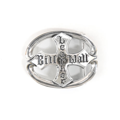 ビルウォールレザー bwl BWL 正規取扱販売店 メンズ ジュエリー シルバーアクセ アメリカ製 マリブ Logo Belt Buckle - Silver (goes w/1.25")　ロゴ ベルト バックル シルバー BWLロゴ ギフト プレゼント