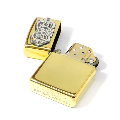 Bill Wall Leather UENOのビルウォールレザー bwl BWL 正規取扱販売店 メンズ ジュエリー シルバーアクセ アメリカ製 マリブ BWL LOGO / BRASS BWLロゴ/ブラスジッポー/ジッポ/真鍮/シルバーアクセサリー ギフト プレゼント｜アングル3