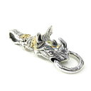 ビルウォールレザー BWL 正規取扱販売店 メンズアクセサリー シルバーアクセ アメリカ製 マリブ BWL BILL WALL RHINO (HEAVY) - CLASSIC wGOLDOVERLAY ビルウォール ライノ(ヘビー)クラッシック wゴールドオーバーレイペンダントシルバーアクセサリー ギフト