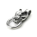 ビルウォールレザー bwl BWL 正規取扱販売店 メンズ ジュエリー シルバーアクセ アメリカ製 マリブ BWL LARGE DOG HEAD ラージドッグヘッド シルバーアクセサリー ギフト プレゼント