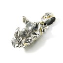 ビルウォールレザー bwl BWL 正規取扱販売店 メンズ ジュエリー シルバーアクセ アメリカ製 マリブ BWL Bill Wall Rhino-Classic wgold overlay ライノークラシック w ゴールドオーバーレイ ペンダント シルバーアクセサリー ゴールドサダー 金ロウ ギフト プレゼント