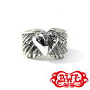 ビルウォールレザー bwl BWL 正規取扱販売店 メンズ ジュエリー シルバーアクセ アメリカ製 マリブ BWL WING w/ HEART ウィング w/ハ...