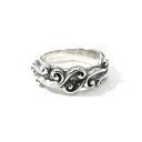 ビルウォールレザー bwl BWL 正規取扱販売店 メンズ ジュエリー シルバーアクセ アメリカ製 マリブ BWL 99 WAVE RING ウエーブリング/シ...