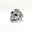 ビルウォールレザー bwl BWL 正規取扱販売店 メンズ ジュエリー シルバーアクセ アメリカ製 マリブ BWL MEDIUM MASTER SKULL RING w/ HOLES ミディアムマスタースカルリング シルバーアクセサリーリング ギフト プレゼント