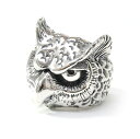 ビルウォールレザー bwl BWL 正規取扱販売店 メンズ ジュエリー シルバーアクセ アメリカ製 マリブ BWL LARGE OWL RING/ラージオウルリング/オウル/ラージ/フクロウ/シルバーアクセサリーリング ギフト プレゼント