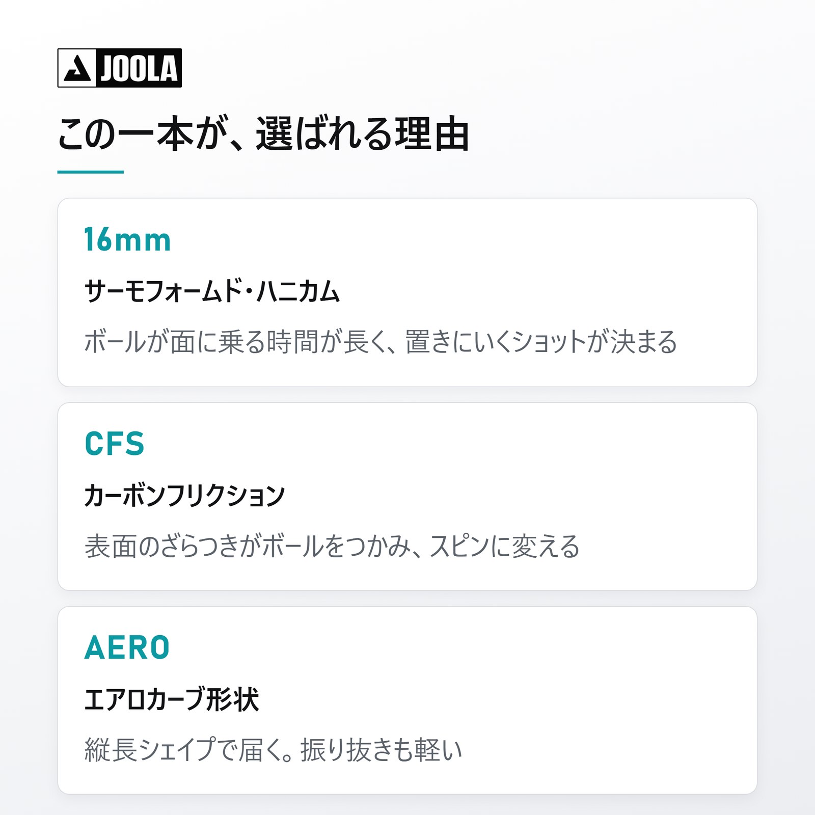 by Org 楽天市場店のJOOLA ヨーラ ハイペリオン CFS 16mm ピックルボール パドル｜ベン・ジョンズ カーボンフリクションサーフェス USA Pickleball公認 コントロール 中級 正規品 国内発送｜アングル3