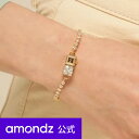 ブレスレット ゴールドチェーン ロック | Brilliant ポイント ロック ブレスレット：イエロー | BRILLIANT POINT LOCK BRACELET - YELLOW | mamacasar | amondz