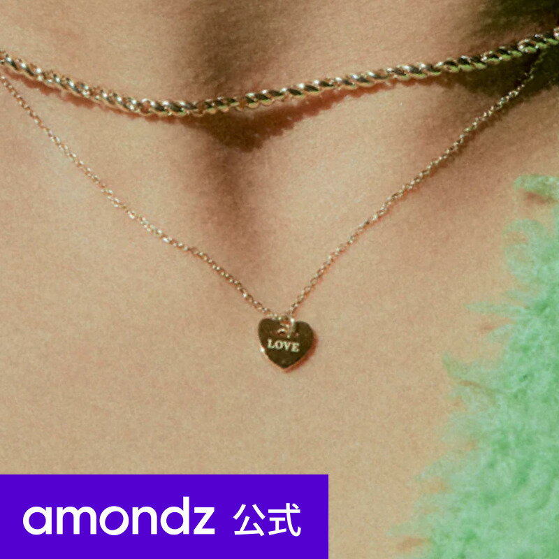 K14 14 lbNX y_g | K14 n[g 2WAY GOCrO lbNX | 14K Heart Two Way Engraving Necklace | a14 | amondz