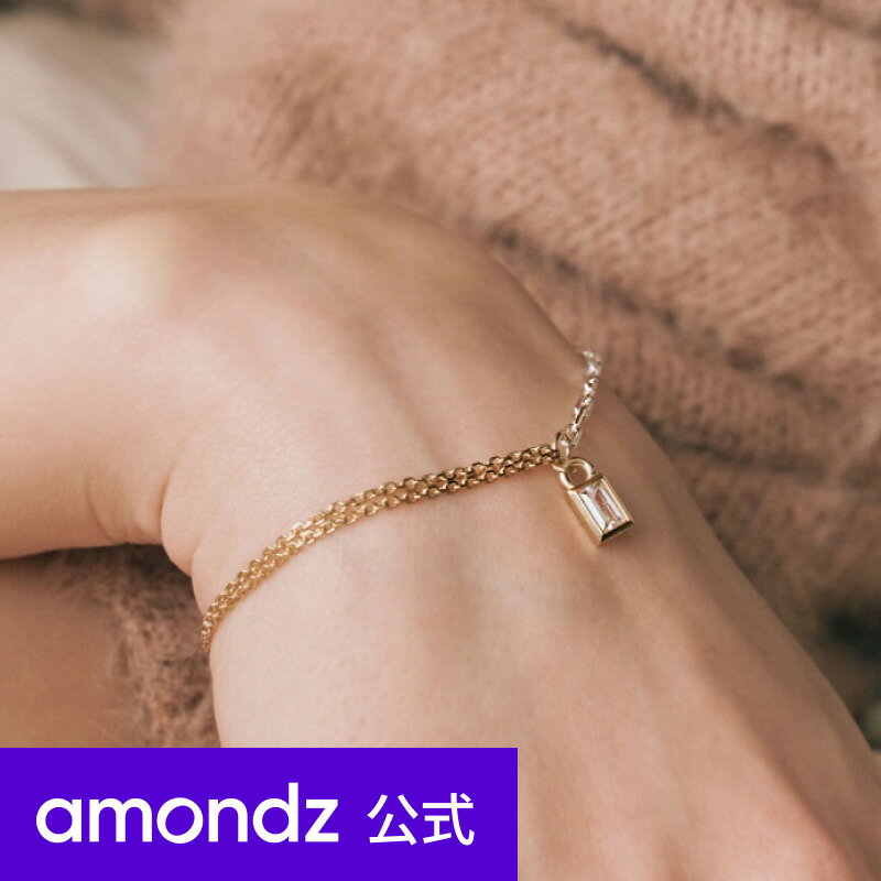 シルバー コンビ バゲットカット ブレスレット | Silver Combi Baguette Cut Bracelet | weamondz | amondz