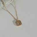 10金 | K10 エクリュ クッション ネックレス | 10K Ecru Cushion Necklace | A'coll | amondz
