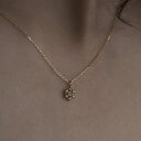 10金 | K10 プチ ダイヤ ヘキサゴン ネックレス | 10K Petit Diamond Hexagon Necklace | A'coll | amo...