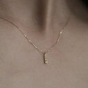 10金 | K10 プチ ダイヤ ドロップ ネックレス | 10K Petit Diamond Drop Necklace | A'coll | amondz
