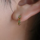 10金 | K10 カボション ベーシック ピアス | 10K Cabochon Basic Earrings | A'coll | amondz