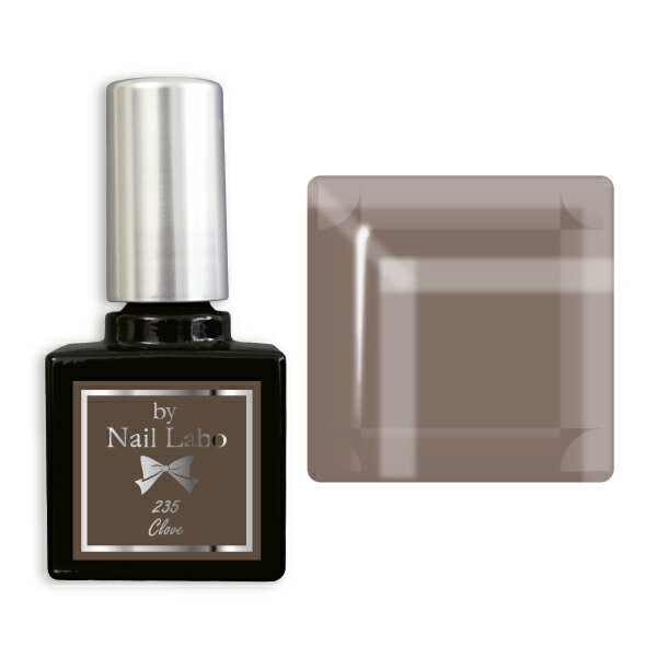 ネイルラボ カラージェル 235 クローブ 7g | 日本製 国産 プロ LED UV 対応 削らない カラー ブラウン ..