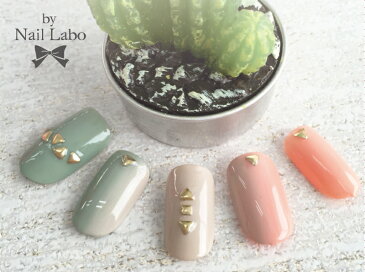 by Nail Labo メタルスタッズ トライアングル シルバー 3mm 10粒 | ネイル パーツ ジェルネイル ネイルパーツ ネイル用品 デコ ネイルアート アートアクセサリー アート 爪 爪先 ネイルラボ プチギフト 三角 リボン