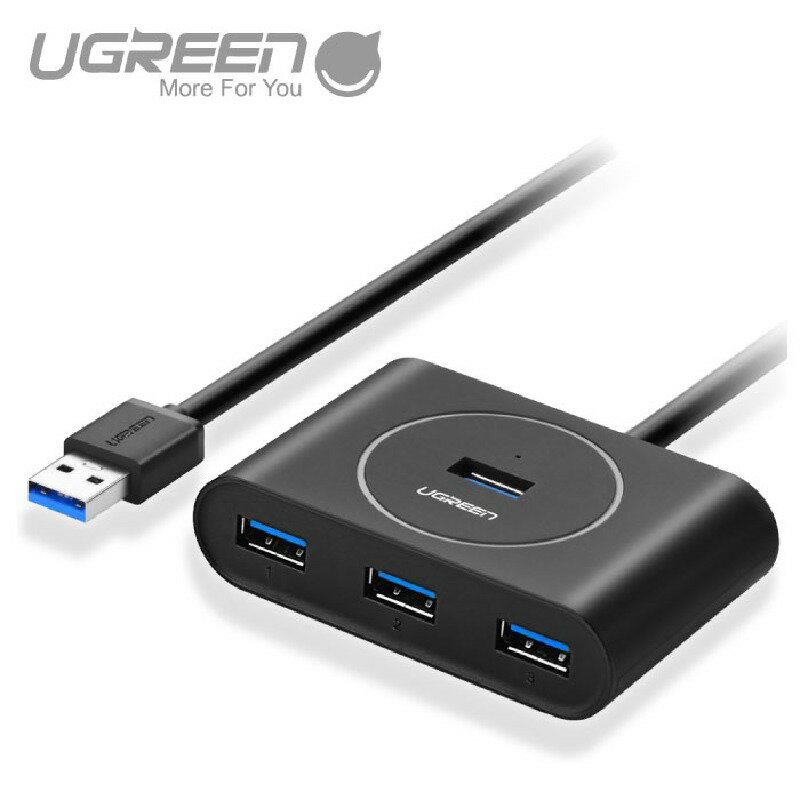 ■送料無料■新品■1年保証■UGREEN 増設用USB3.0マルチポート　4ポートPS4 Microsoft Surface Ultrabooks MacBook対応■黒■【CR113】20290 UG