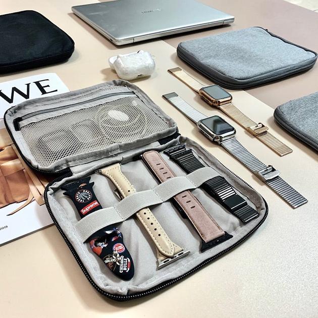 アップルウォッチ 9 SE 充電器 バンド 女性 ベルト セット Apple Watch Ultra バンド 45mm アクセサリー 収納バッグ