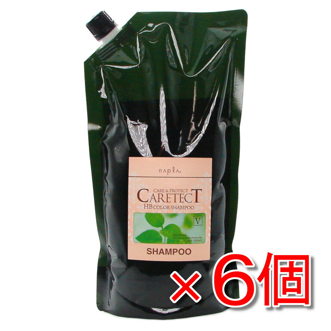 【まとめてお得だ値】ナプラ ケアテクト HB カラー シャンプー V 1200ml 詰め替えタイプ ×6個