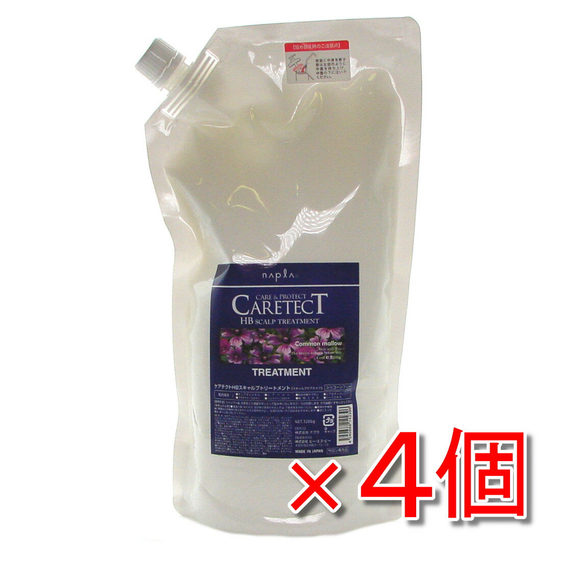 【まとめてお得だ値】ナプラ ケアテクト HB スキャルプ トリートメント 1200g 詰め替えタイプ ×4個