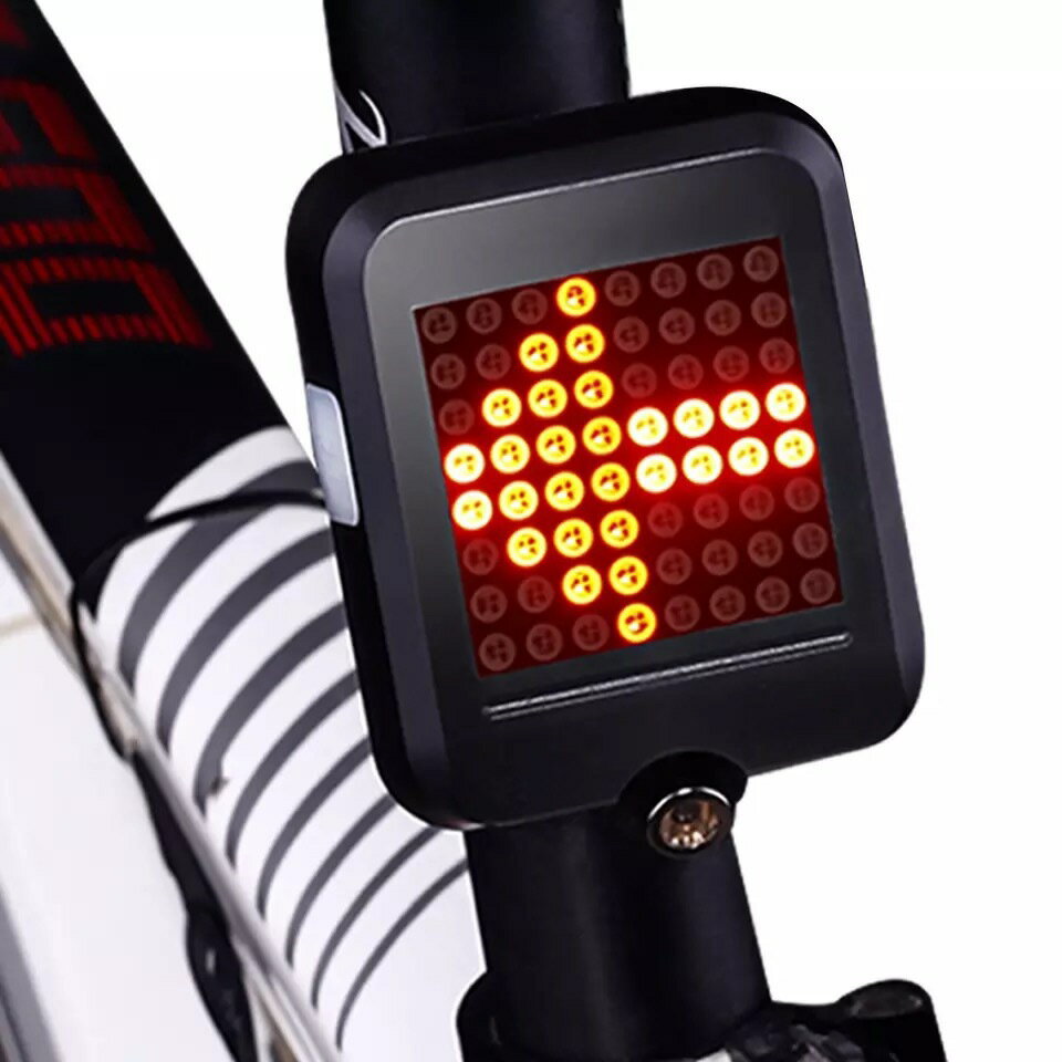 自転車 ウインカー 方向指示 サイクリング ロードバイク マウンテンバイク ペースリーダー 防水 自転車 ウインカー テールランプ テールライト リアライト フラッシュ 方向指示器 LED 付き デリバリー