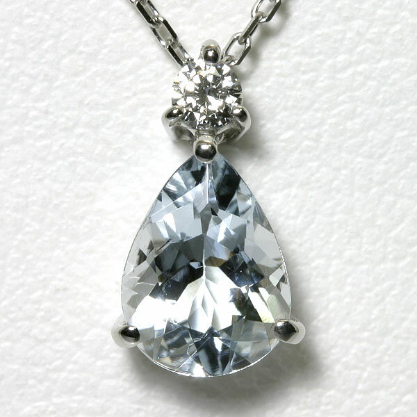 ANA} lbNX v`iyz 嗱 fB[X yAVFCv eBAhbv ANA} y_g a 3 aquamarine pear shape necklace