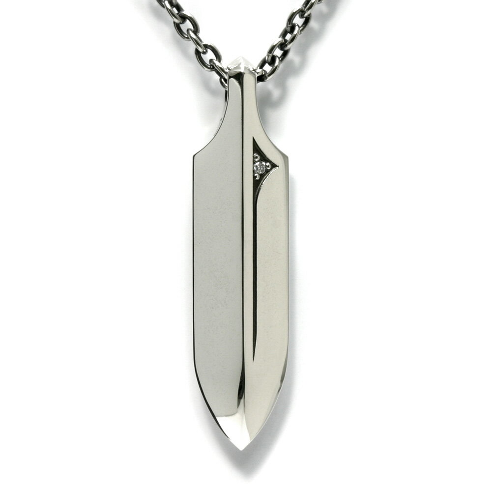 メンズネックレス ダイヤ & シルバー925 刀 【MODEAL】【送料無料】シンプル メンズ ネックレス ブランド かっこいい オシャレ 男性