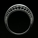 【ポイント2倍】ブラックダイヤ プラチナ リング メンズ 宝石鑑別書付 【MODEAL】【送料無料】 pt950 Men's ring jewelry 男性用 指輪 ..