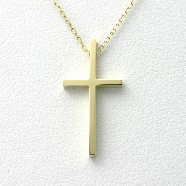 MODEAL ネックレス メンズ クロス ネックレス k18 ゴールド 【送料無料】金無垢 メンズ レディース ペンダント 18k gold Cross Pendant Necklace 男性 女性 十字架 18金 クロスネックレス シンプル