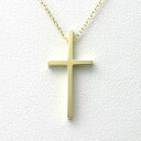 クロス ネックレス k18 ゴールド 【送料無料】金無垢 メンズ レディース ペンダント 18k gold Cross Pendant Necklace 男性 女性 十字架 18金 クロスネックレス シンプル