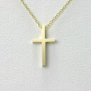 MODEAL ネックレス メンズ クロス ネックレス k18 ゴールド 【送料無料】金無垢 メンズ レディース ペンダント 18k gold Cross 男性 女性 十字架 18金 華奢 ネックレス 小さめ クロス シンプル