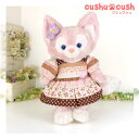 【 新作 】 リーナベル シェリーメイ などの ぬいぐるみ用 コスチューム 洋服 ピンク ブラウン 【 ショート丈 パフスリーブ】 【日本製】 服 着せ替え Sサイズ 【 642lb.ワンピース単品】
