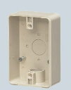 未来工業 PVR16-BC1J 露出スイッチボックス(防水コンセント用)VE14・16(1方出)(ベージュ)