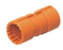 未来工業 CDC-28G (1個) CD管カップリングΦ28用 Gタイプ (オレンジ)