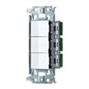 Panasonic【SO−STYLE】WNSS51555W埋込ロングハンドルスイッチセット・ほたるスイッチC(3路)X3(マットホワイト)15A30...