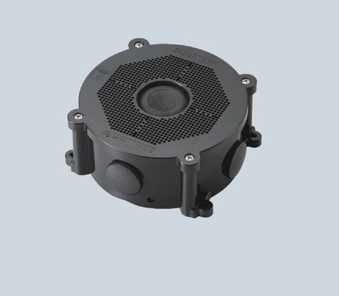 未来工業 PVMC-ANFK　 防犯カメラ取付丸ボックス（ブラック）