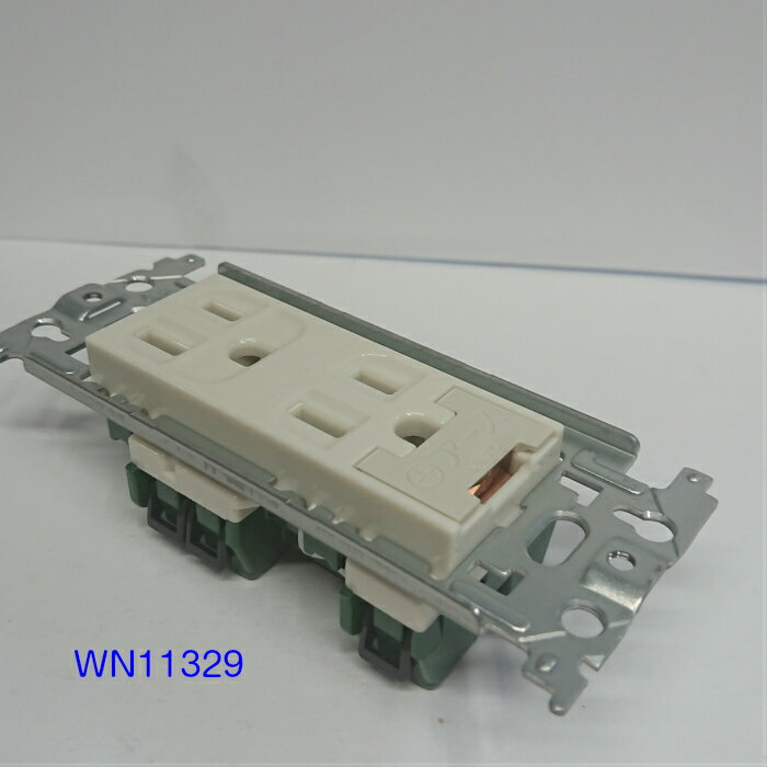 パナソニック WN11329 フルカラー埋込アースターミナル付接地ダブルコンセント