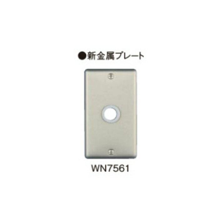 パナソニック　WN7561　フルカラー新金属大穴電話線プレート（1連）
