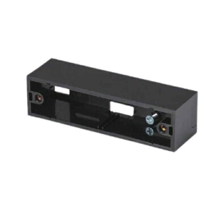 Rakuten - 未来工業 MSB-K2K モール用ボックス（機器用）ブラック（プラモール0～2号適合）1個