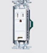 Rakuten - パナソニック WTF11313WKコスモシリーズワイド21埋込アースターミナル付接地コンセント（金属枠付き）（ホワイト）15A125V AC