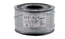 JAPPY ビニル平形コード VFF 0.75sq(灰)100m巻(ボビン巻)