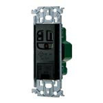 Rakuten - パナソニック WTL19313B【SO-STYLE】 15A・20A兼用埋込アースターミナル付接地コンセント(金属枠付)(ブラック)