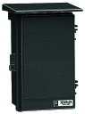 未来工業 WB-1AK ウォルボックス(プラスチック製防雨ボックス)屋根付〈タテ型〉色:ブラック