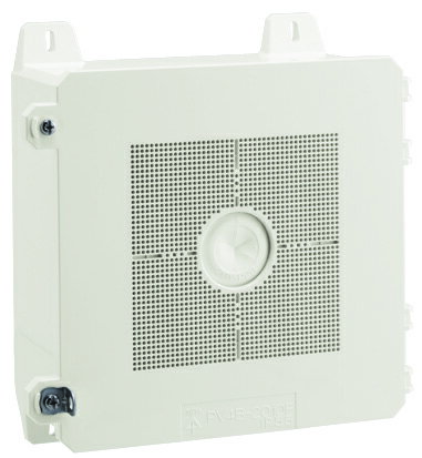 未来工業 PV4B-2010FPM　防犯カメラ取付四角ボックス ポールバンド金具付き （ミルキーホワイト）