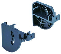 未来工業 DIYA-19K シェルフィーヌ（角度調整可能な棚板受け）アイアンブラック（左右1セット）送料無料